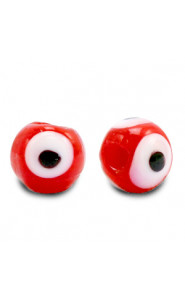 Glasperle Nazar Auge 6mm Rot